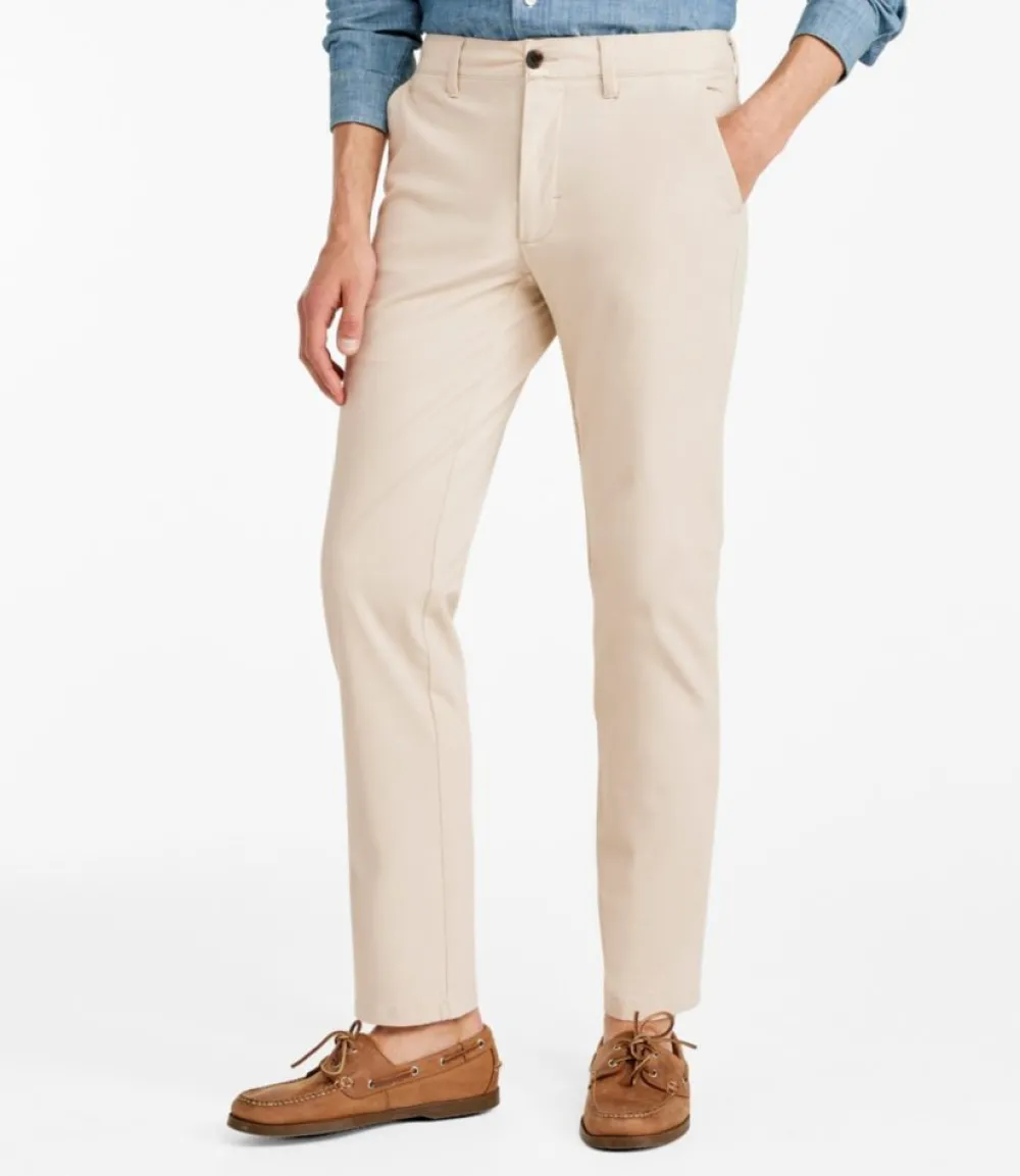"Men's Easy-Care Stretch Chinos, Slim Fit, Straight Leg"-L.L.Bean Flash Sale