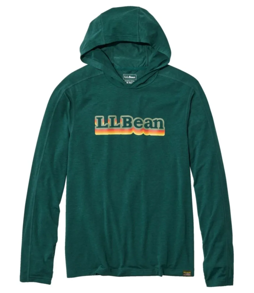 "Men's Everyday SunSmart® Hooded Tee, Long-Sleeve Graphic"-L.L.Bean Flash Sale