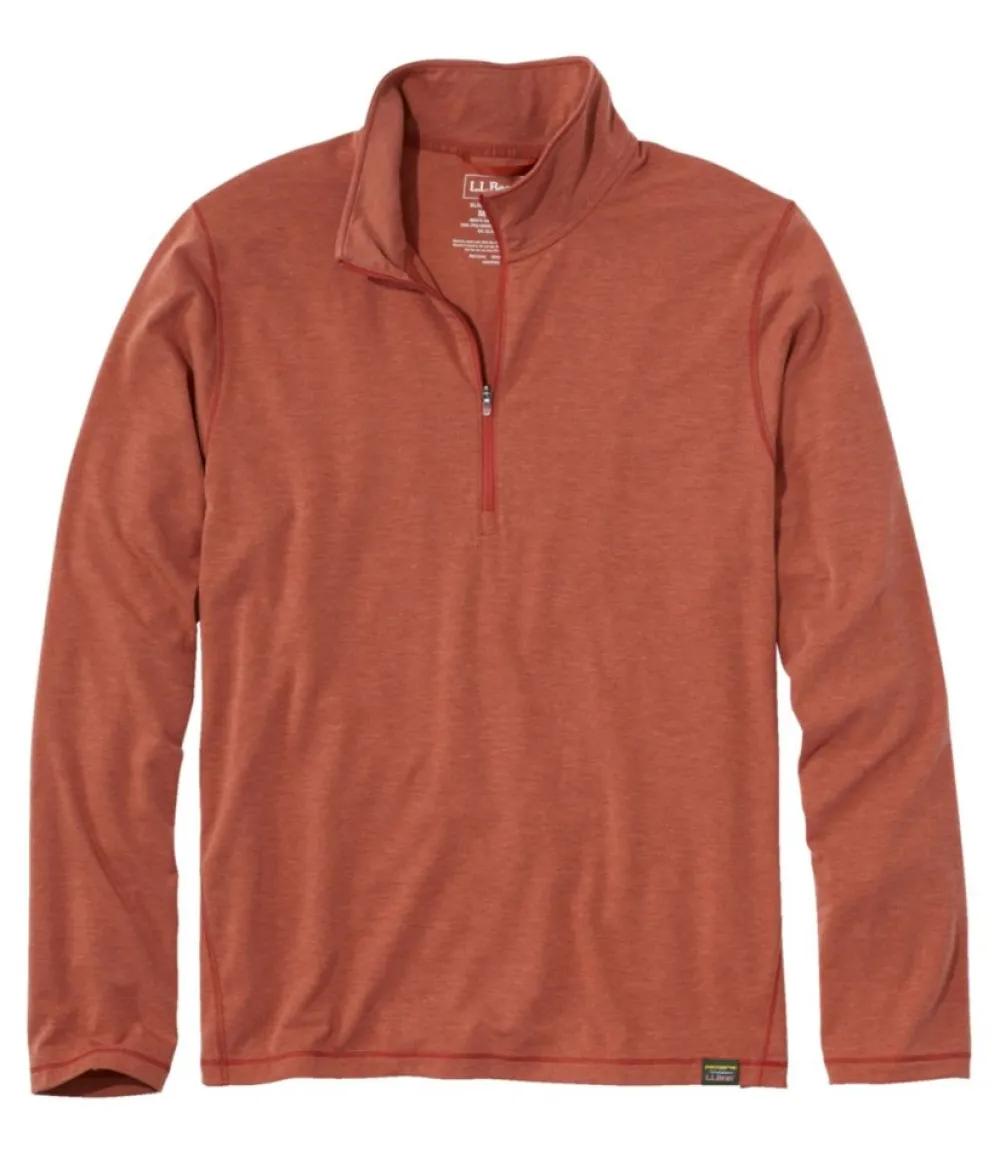 "Men's Everyday SunSmart® Tee, Long-Sleeve Quarter-Zip"-L.L.Bean Best Sale