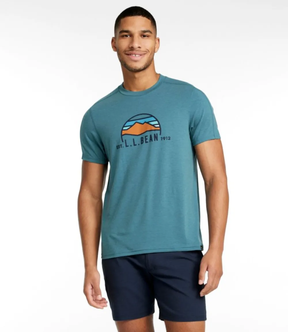 "Men's Everyday SunSmart® Tee, Short-Sleeve, Logo"-L.L.Bean Clearance