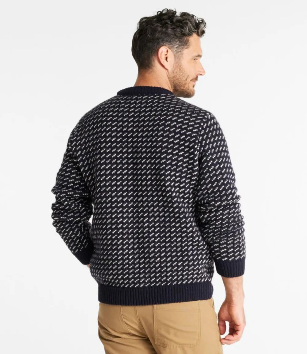 "Men's Heritage Sweater, Norwegian Crewneck"-L.L.Bean Discount