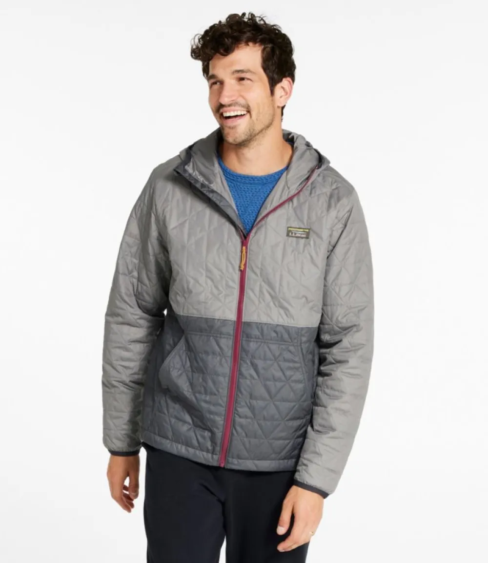 "Men's Katahdin Insulated Hoodie, Colorblock"-L.L.Bean Sale