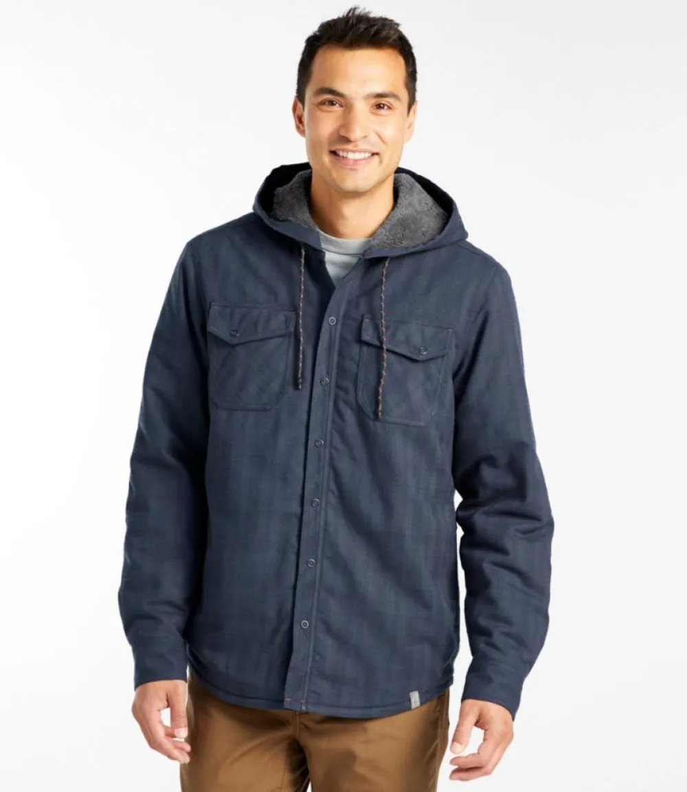 "Men's Katahdin Performance Flannel Shirt, Hi-Pile Fleece Lined"-L.L.Bean Outlet