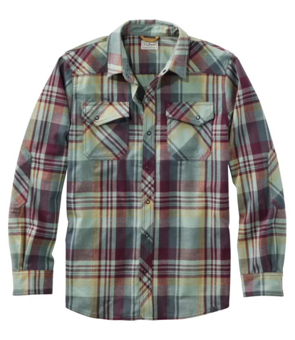 "Men's Katahdin Performance Flannel Shirt, Slightly Fitted"-L.L.Bean Sale
