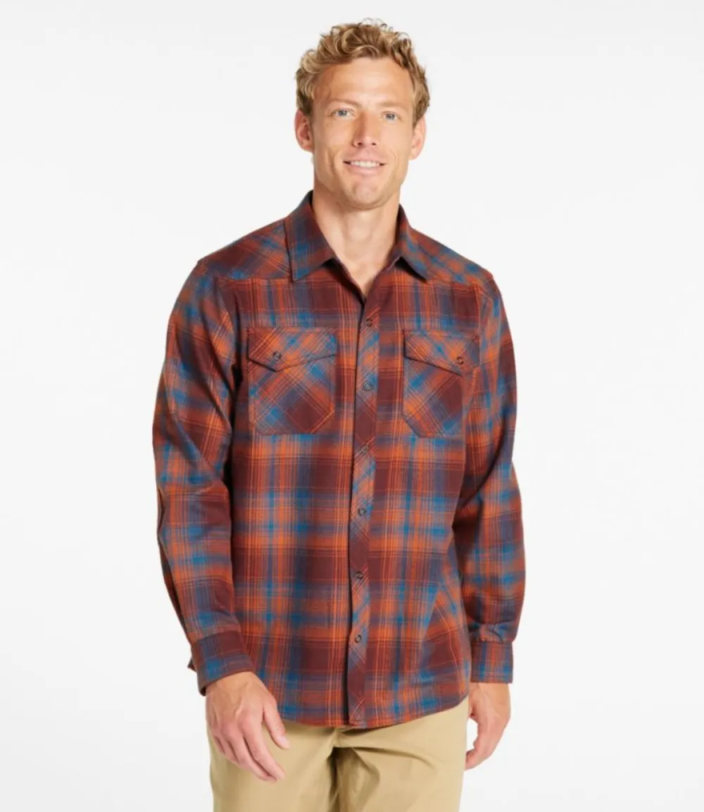 "Men's Katahdin Performance Flannel Shirt, Traditional Fit"-L.L.Bean Discount