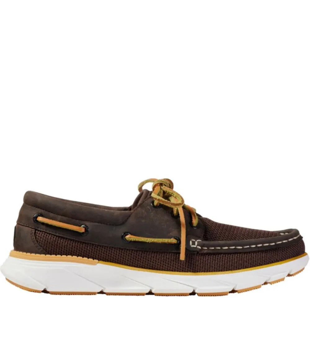"Men's Kennebec Boat Shoes, 3-Eye"-L.L.Bean Shop