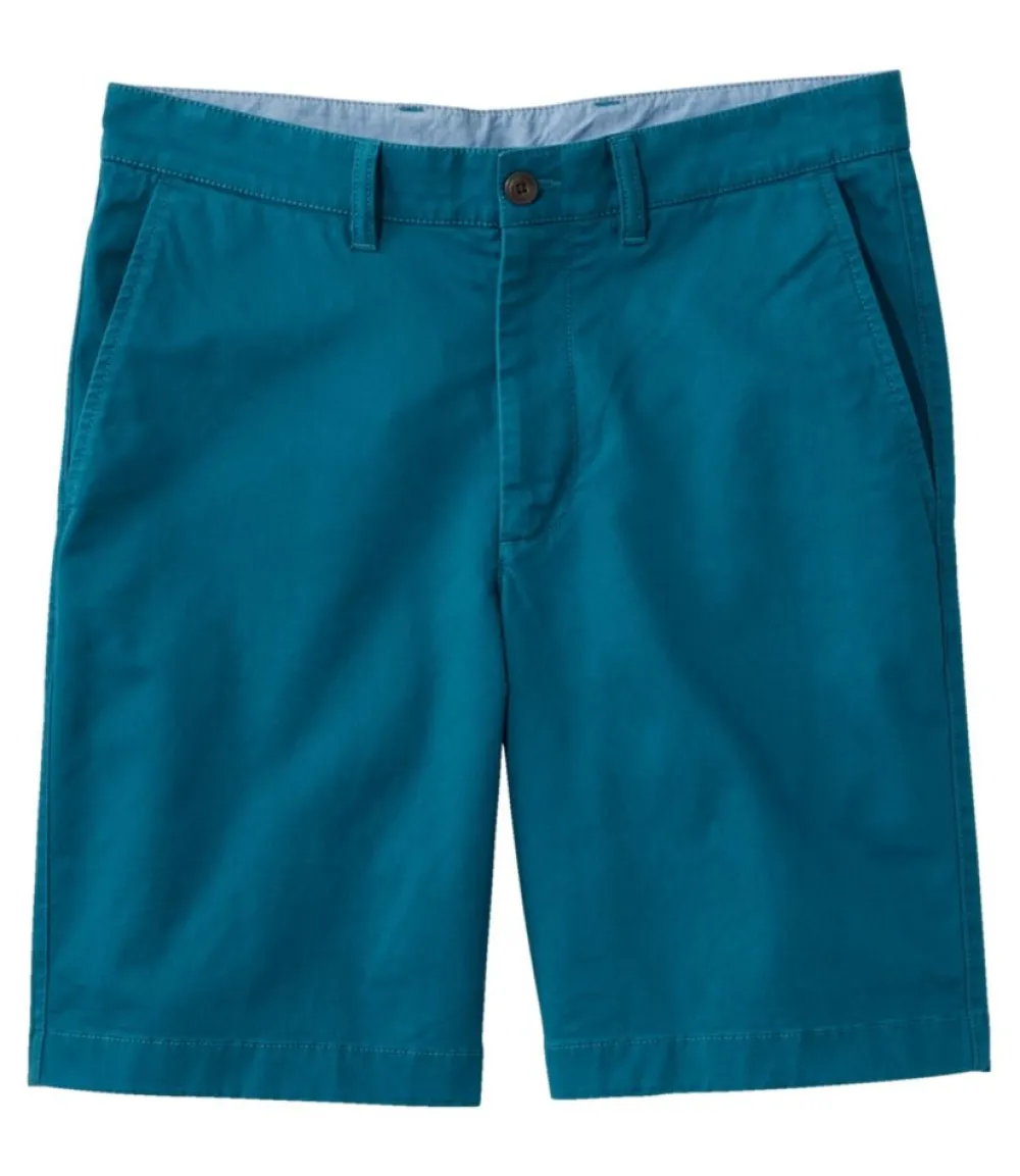 "Men's Lakewashed® Stretch Khaki Shorts, 9""-L.L.Bean Fashion