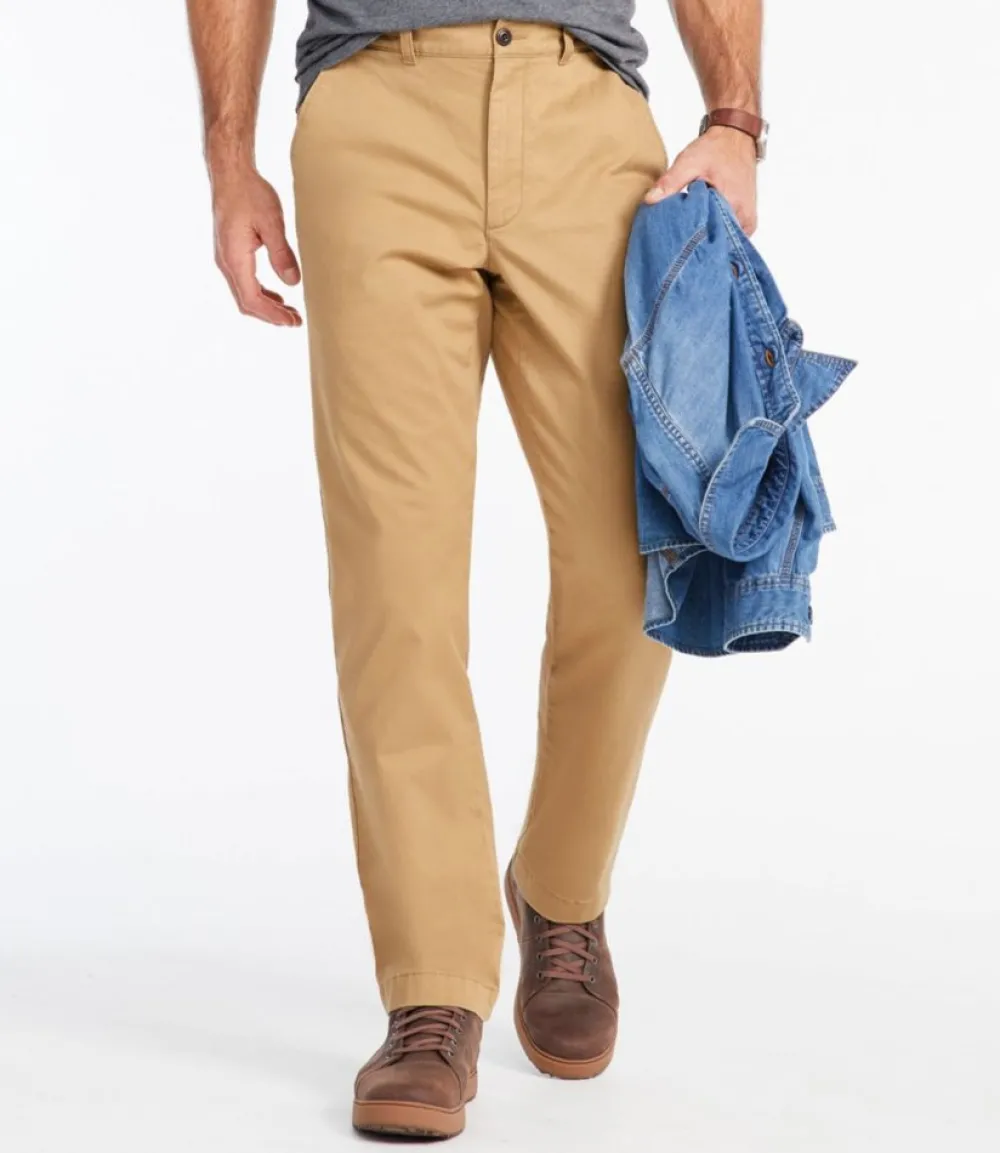 "Men's Lakewashed® Stretch Khakis, Classic Fit, Straight Leg"-L.L.Bean Cheap