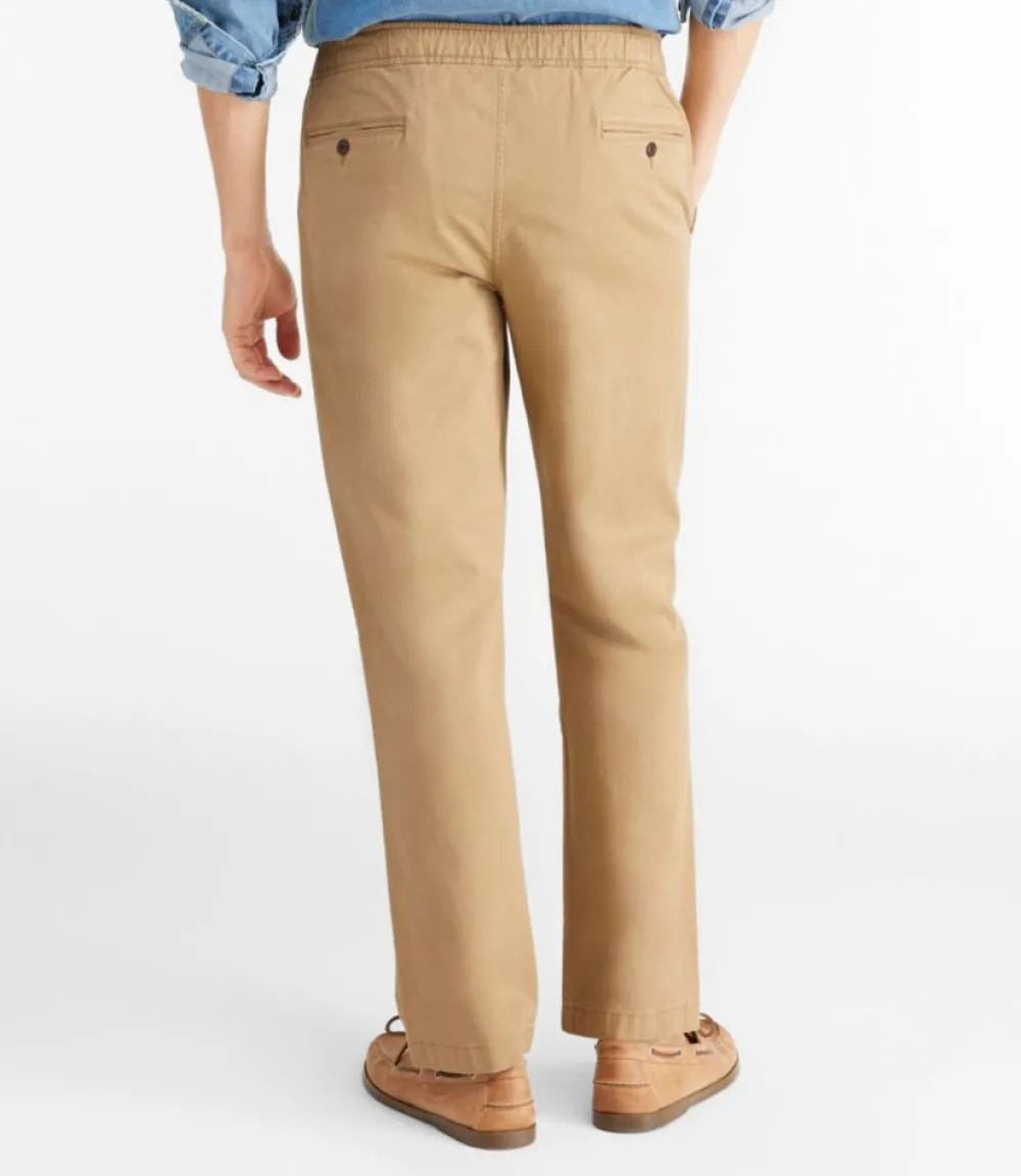 "Men's Lakewashed® Stretch Khakis, Comfort Waist, Standard Fit, Straight Leg"-L.L.Bean New