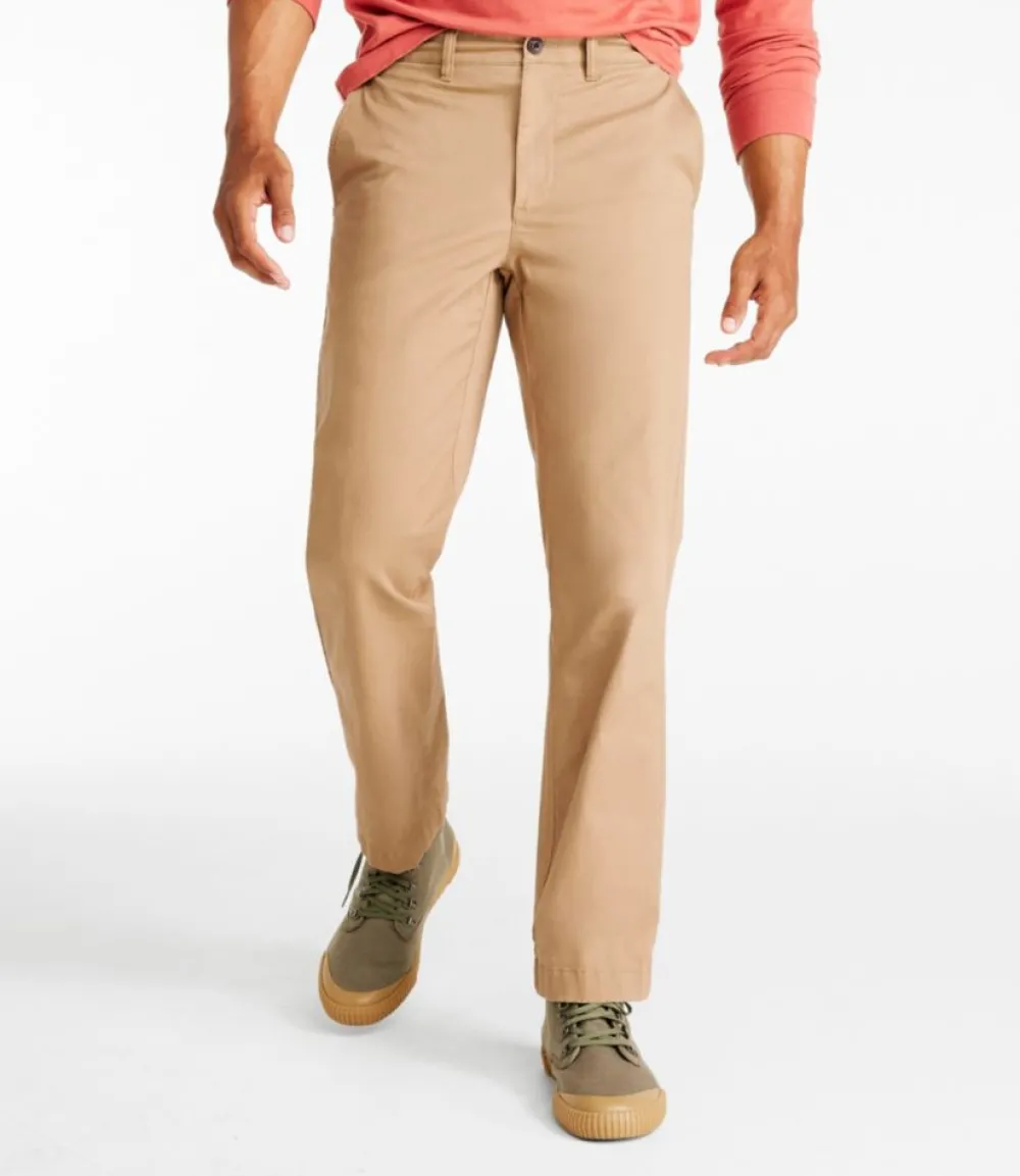 "Men's Lakewashed® Stretch Khakis, Standard Fit, Straight Leg"-L.L.Bean Sale