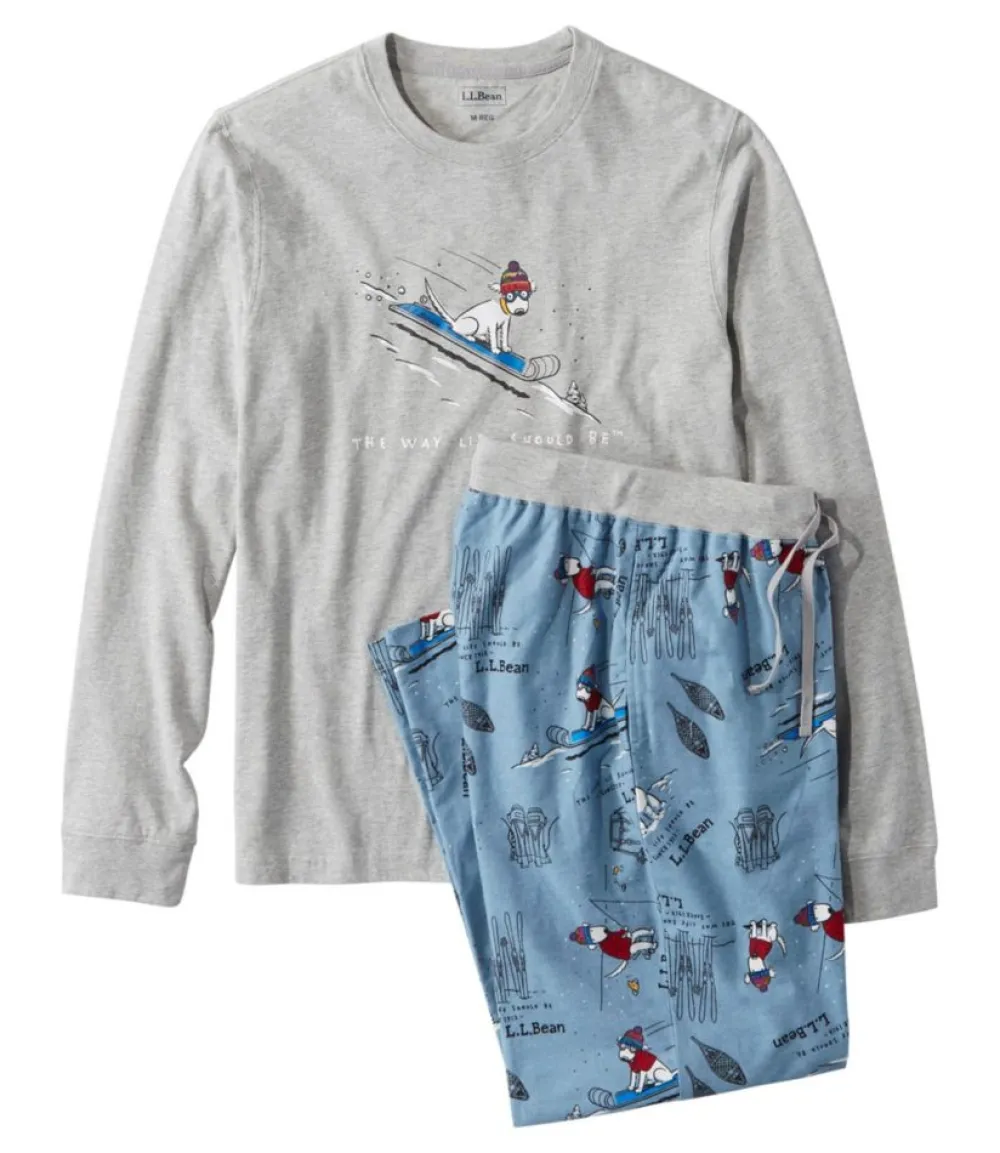 "Men's Camp PJ Set"-L.L.Bean New