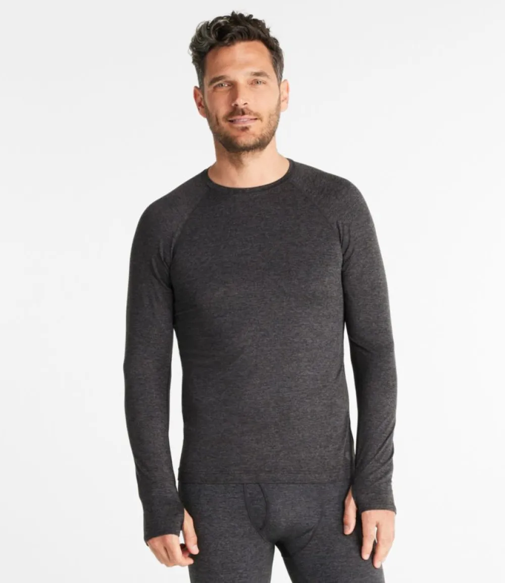 "Men's Simple Soft Base Layer, Crew"-L.L.Bean Cheap