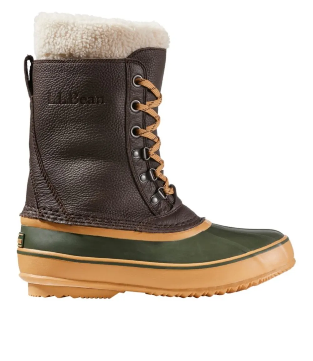 "Men's Snow Boots with Tumbled Leather"-L.L.Bean Shop
