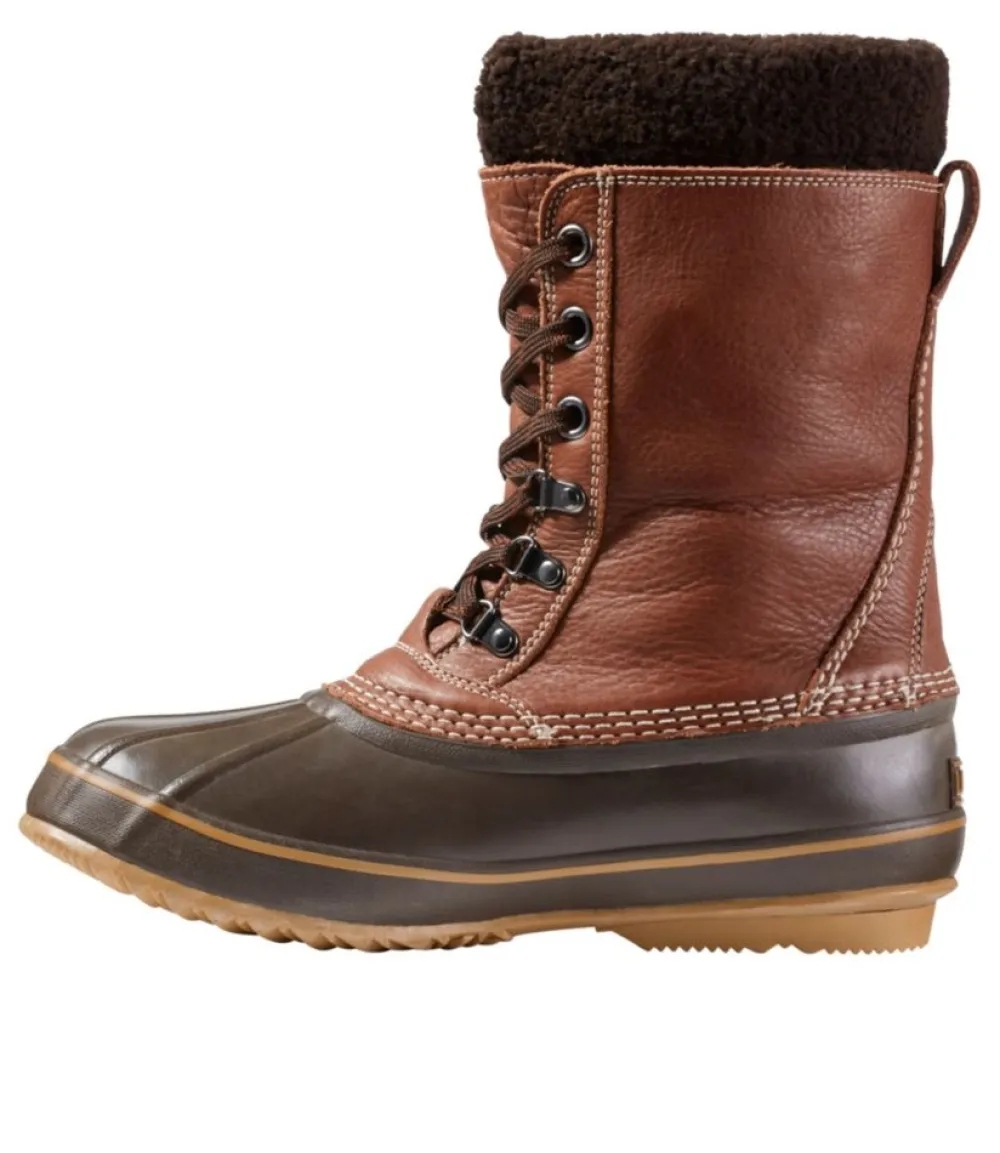 "Men's Snow Boots with Tumbled Leather"-L.L.Bean Shop