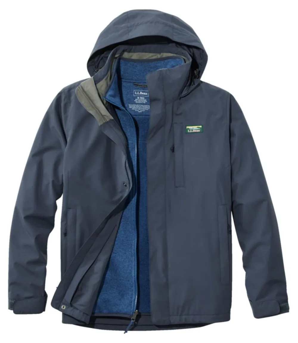 "Men's Sweater Fleece 3-in-1 Jacket"-L.L.Bean Online