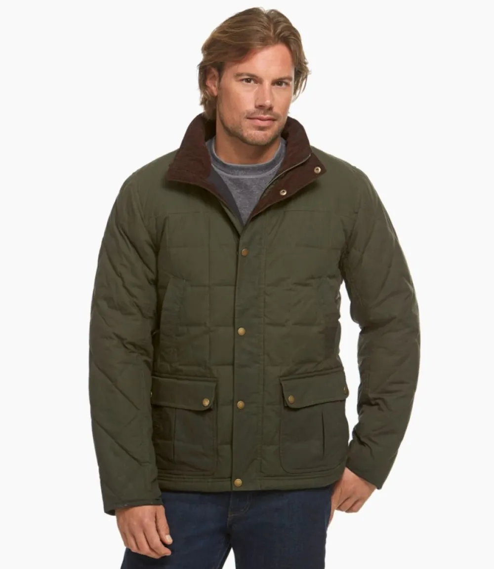"Men's Upcountry Waxed-Cotton Down Jacket"-L.L.Bean Discount