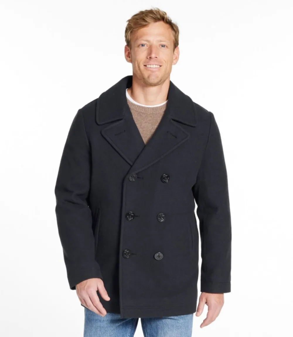 "Men's Wool Peacoat"-L.L.Bean Discount