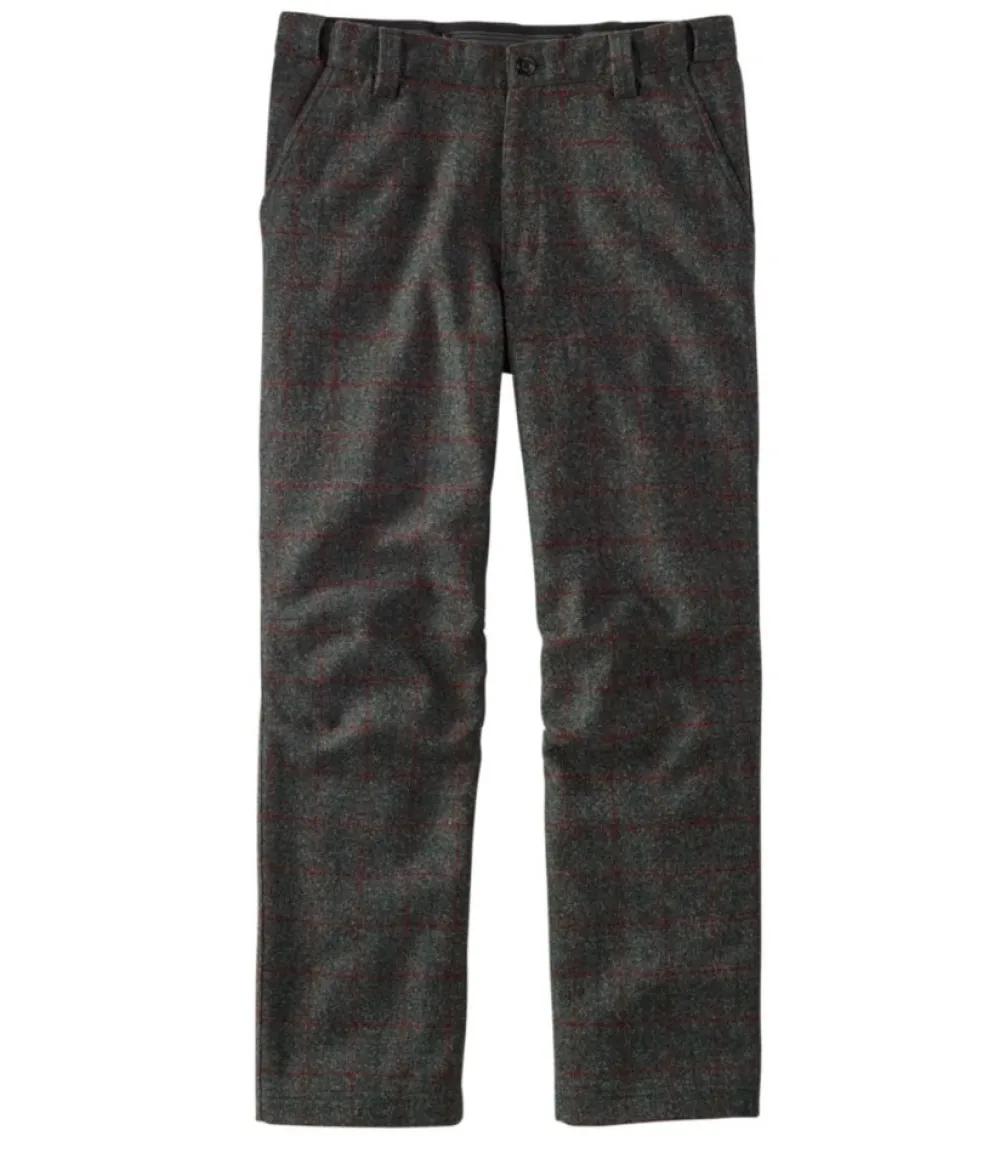 "Men's Maine Guide Wool Pant, Plaid"-L.L.Bean Store