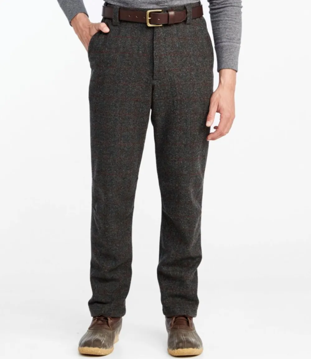 "Men's Maine Guide Wool Pant, Plaid"-L.L.Bean Store