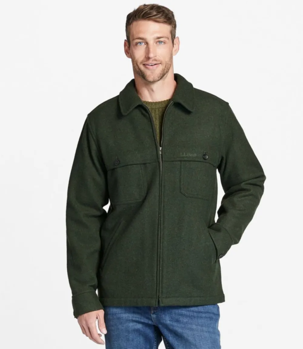 "Men's Maine Guide Zip-Front Jac-Shirt"-L.L.Bean Fashion
