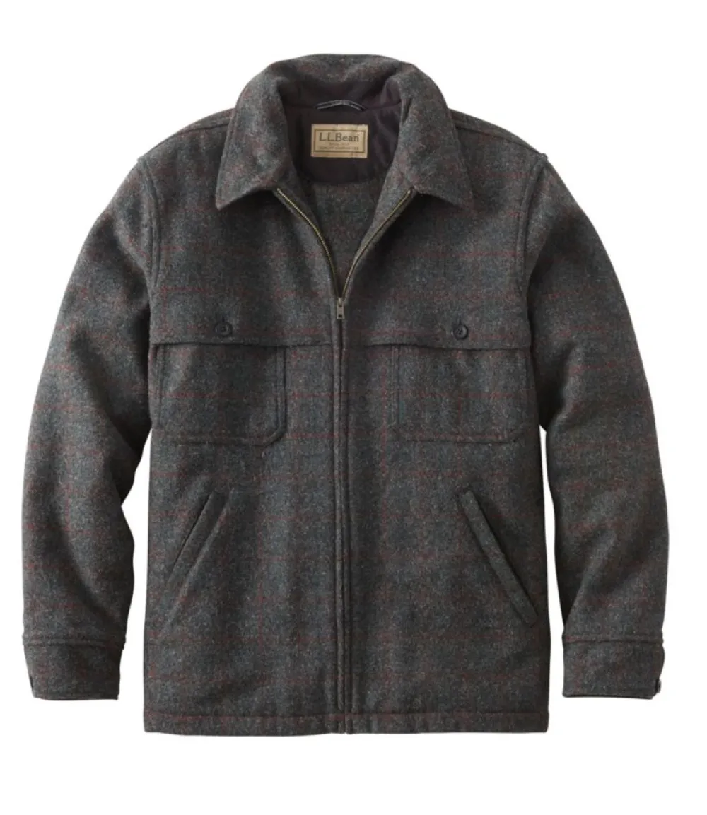 "Men's Maine Guide Zip-Front Jac-Shirt, Plaid"-L.L.Bean Best Sale