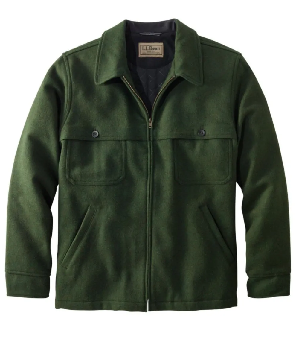 "Men's Maine Guide Zip-Front Jac-Shirt with PrimaLoft"-L.L.Bean Fashion