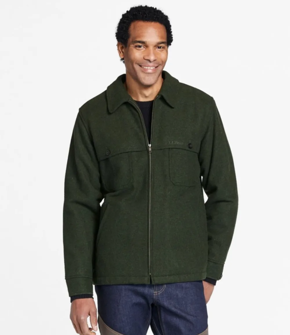 "Men's Maine Guide Zip-Front Jac-Shirt with PrimaLoft"-L.L.Bean Fashion