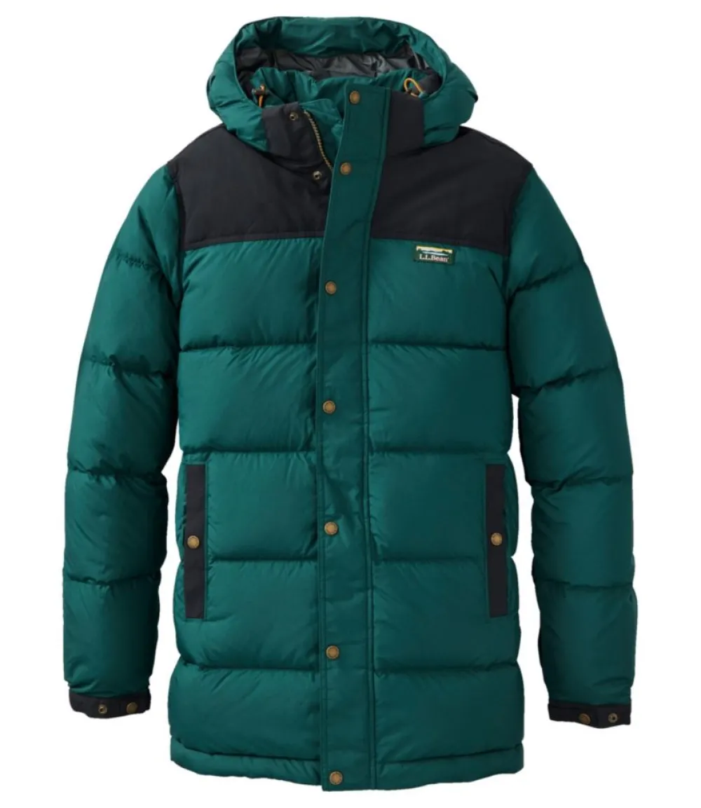 "Men's Mountain Classic Down Parka, Colorblock"-L.L.Bean Cheap