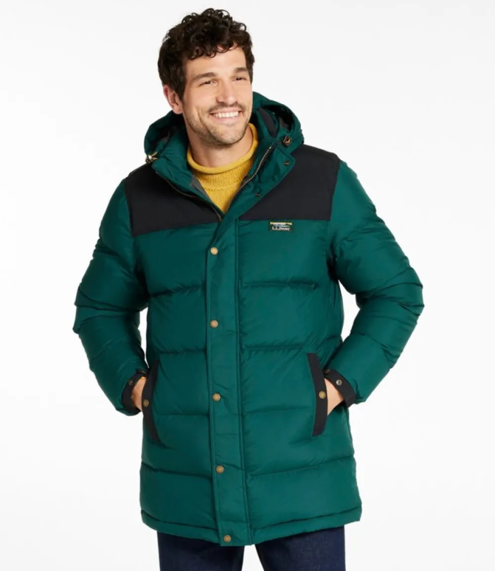 "Men's Mountain Classic Down Parka, Colorblock"-L.L.Bean Cheap