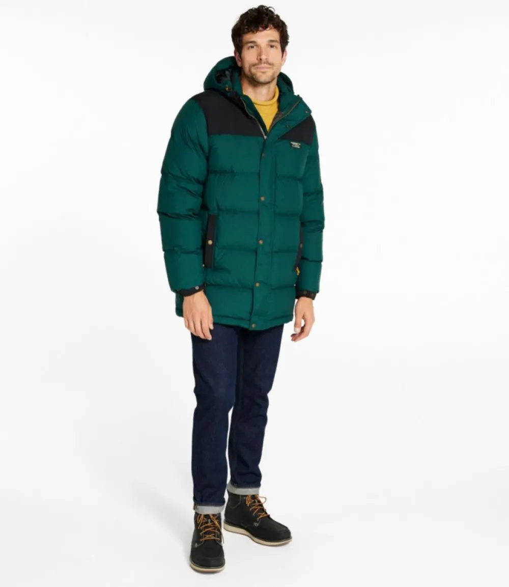 "Men's Mountain Classic Down Parka, Colorblock"-L.L.Bean Cheap