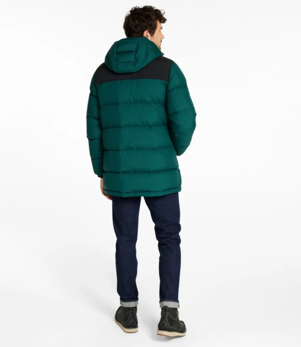 "Men's Mountain Classic Down Parka, Colorblock"-L.L.Bean Cheap