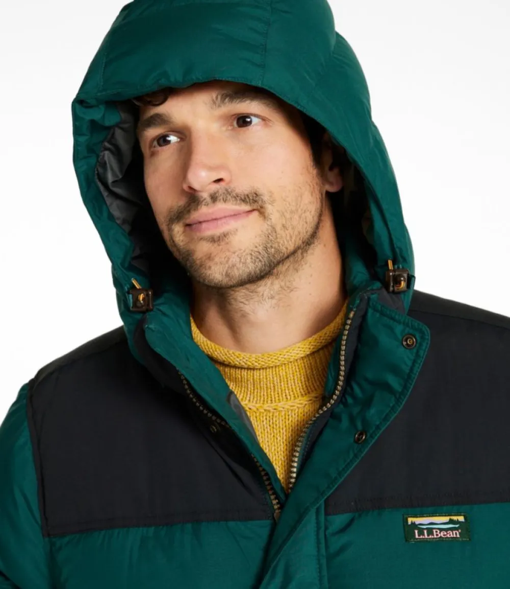 "Men's Mountain Classic Down Parka, Colorblock"-L.L.Bean Cheap