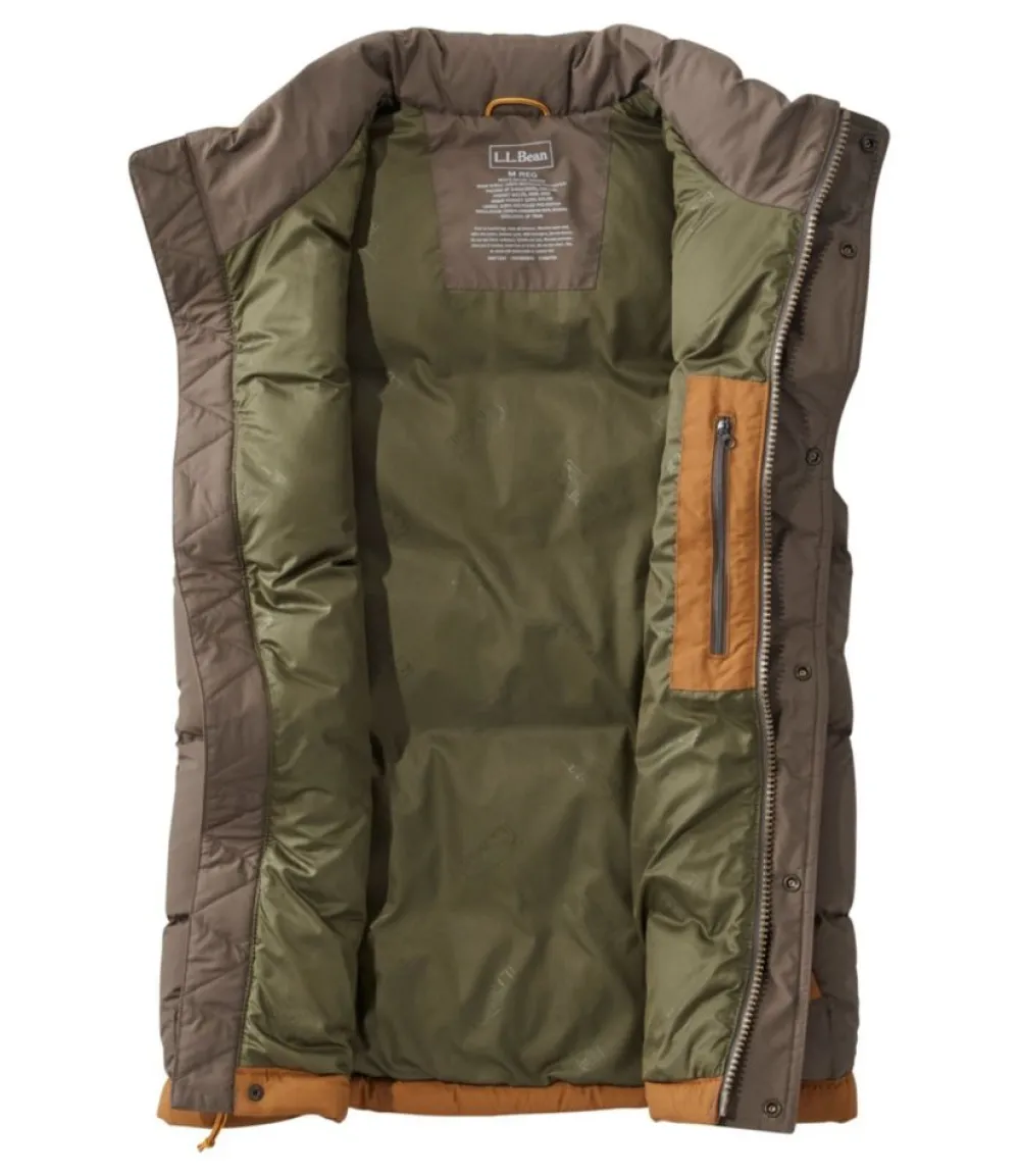 "Men's Mountain Classic Down Vest, Colorblock"-L.L.Bean Discount