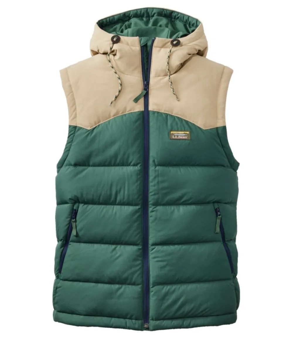 "Men's Mountain Classic Hooded Down Vest"-L.L.Bean Best