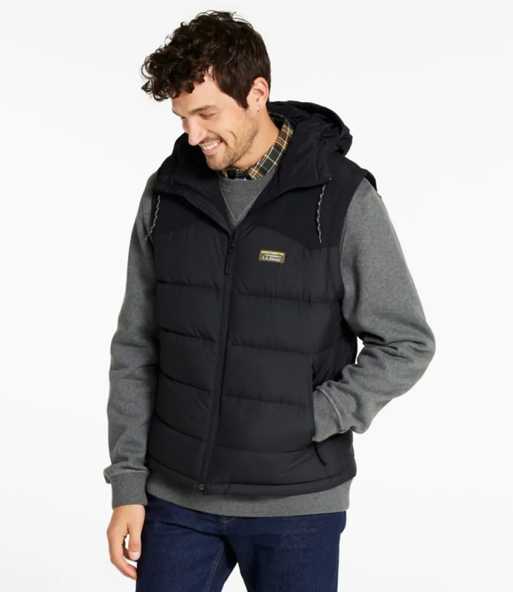 "Men's Mountain Classic Hooded Down Vest"-L.L.Bean Best