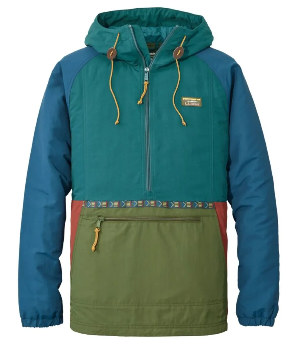 "Men's Mountain Classic Insulated Anorak, Multi-Color"-L.L.Bean Fashion