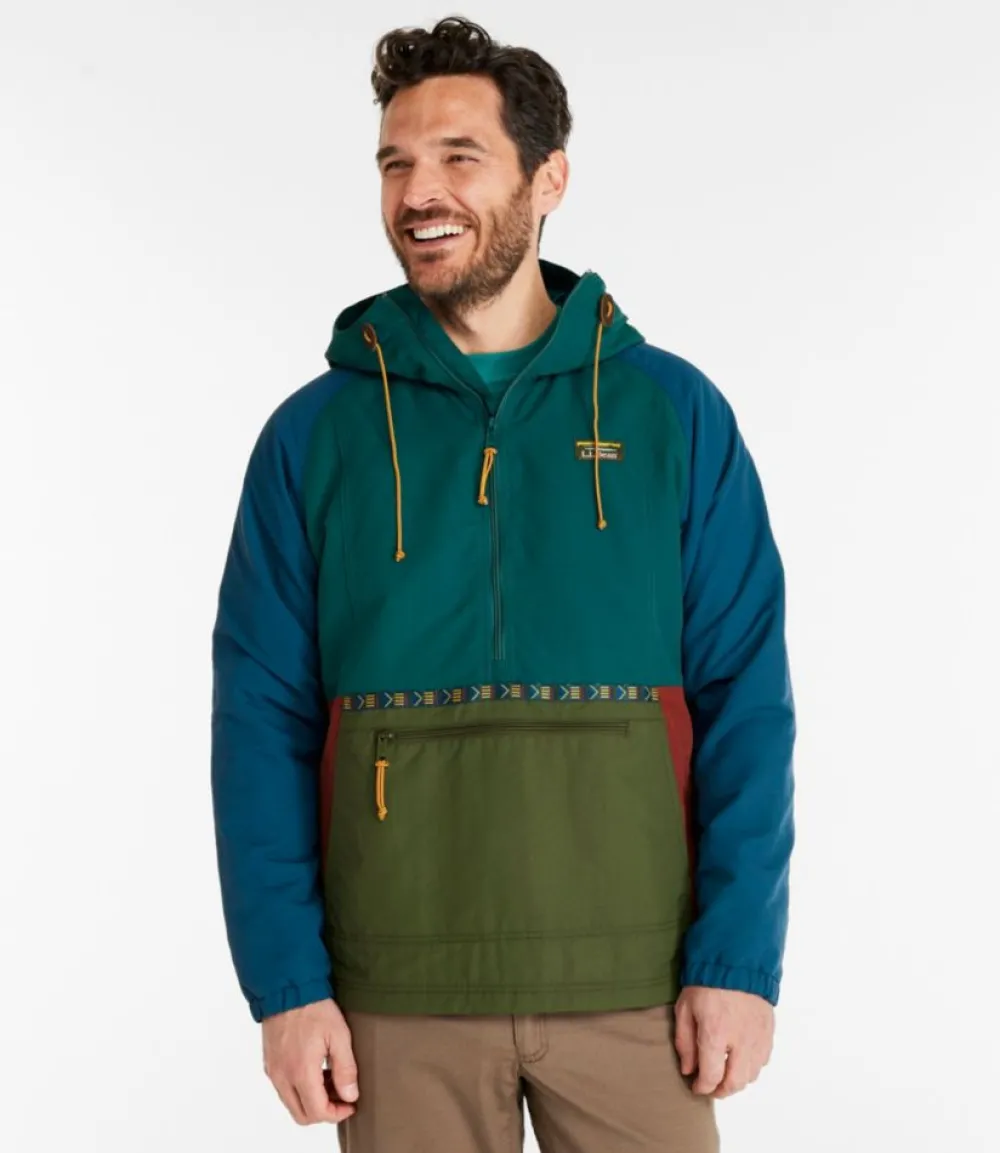 "Men's Mountain Classic Insulated Anorak, Multi-Color"-L.L.Bean Fashion