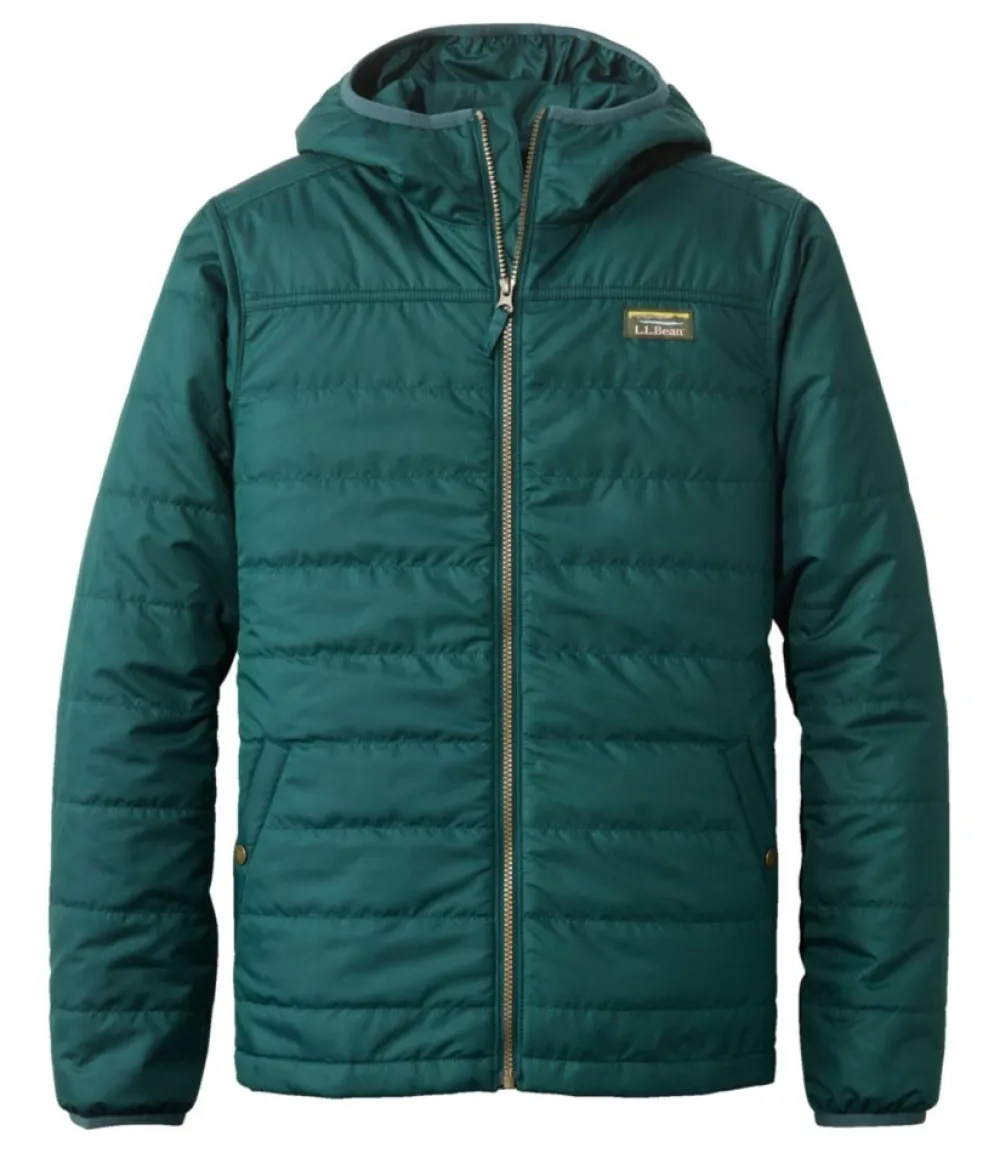 "Men's Mountain Classic Puffer Hooded Jacket"-L.L.Bean Hot