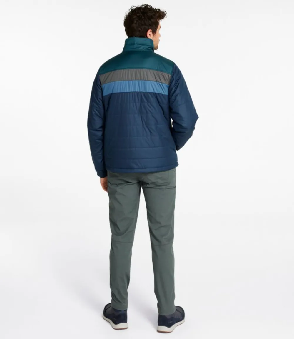 "Men's Mountain Classic Puffer Jacket, Colorblock"-L.L.Bean Fashion