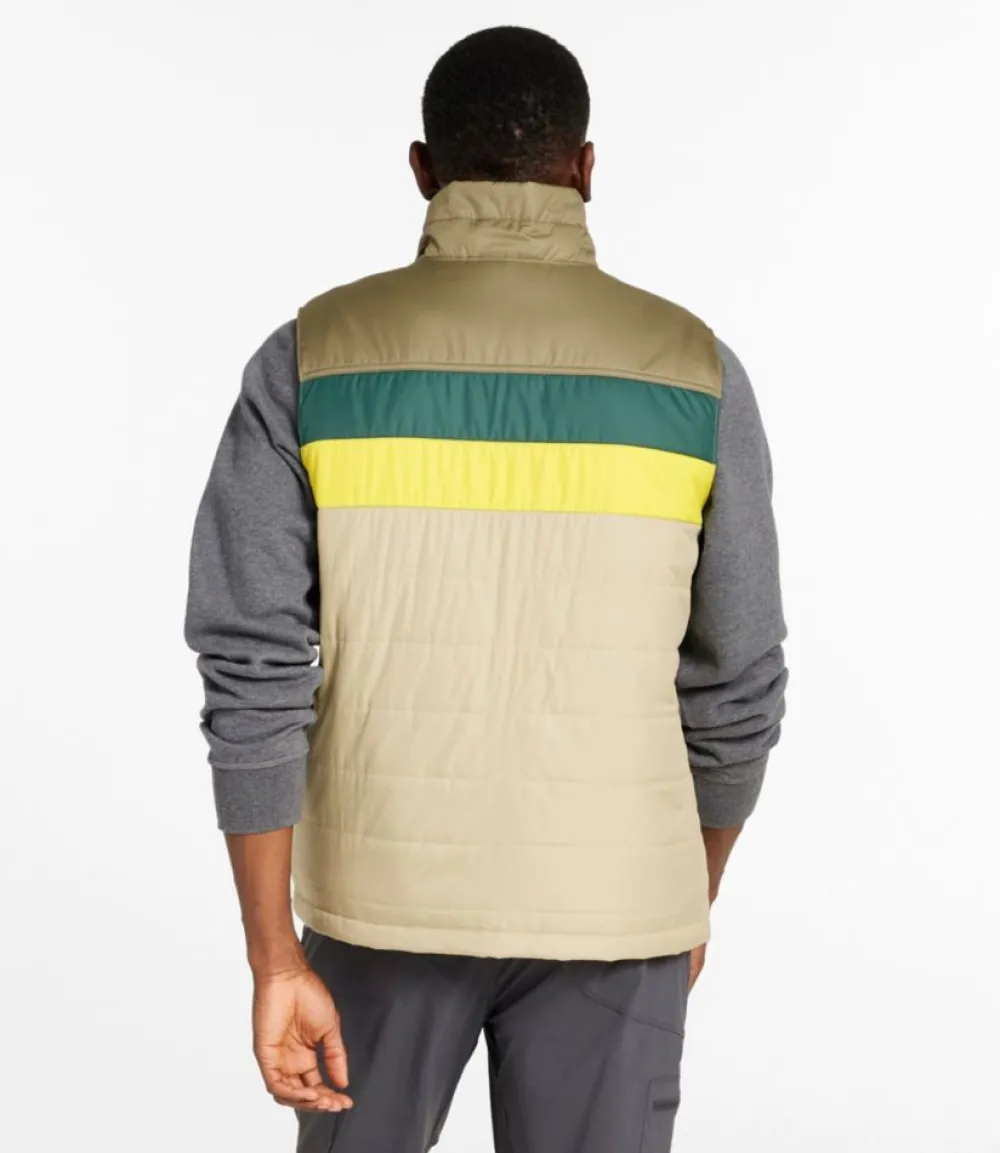 "Men's Mountain Classic Puffer Vest, Colorblock"-L.L.Bean Online