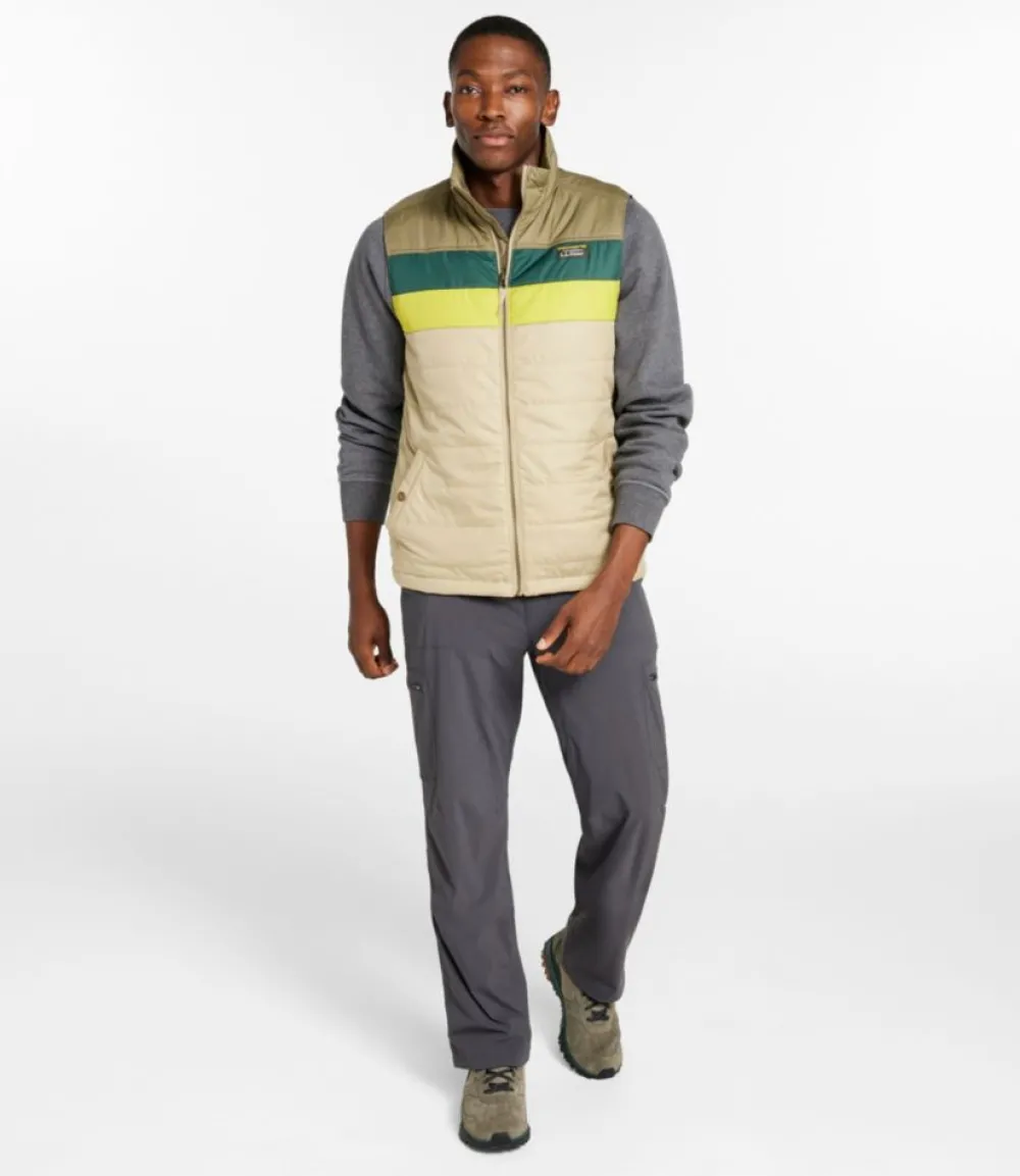 "Men's Mountain Classic Puffer Vest, Colorblock"-L.L.Bean Online