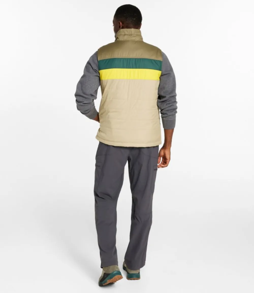 "Men's Mountain Classic Puffer Vest, Colorblock"-L.L.Bean Online