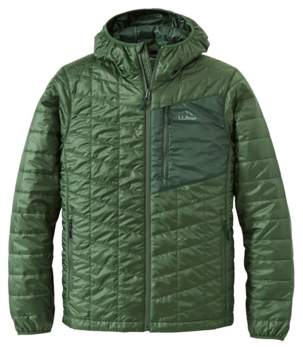 "Men's PrimaLoft Packaway Hooded Jacket"-L.L.Bean Discount