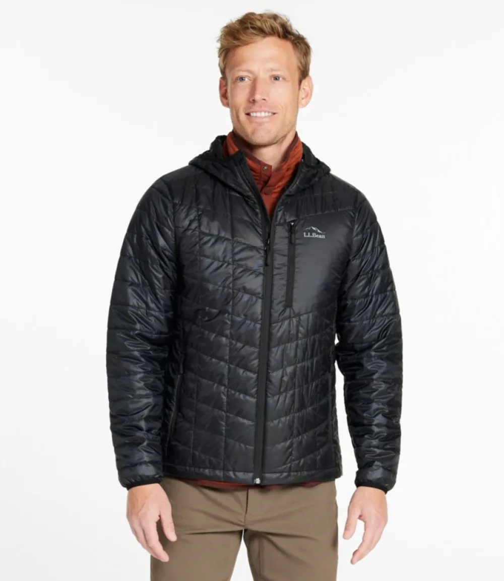 "Men's PrimaLoft Packaway Hooded Jacket"-L.L.Bean Discount