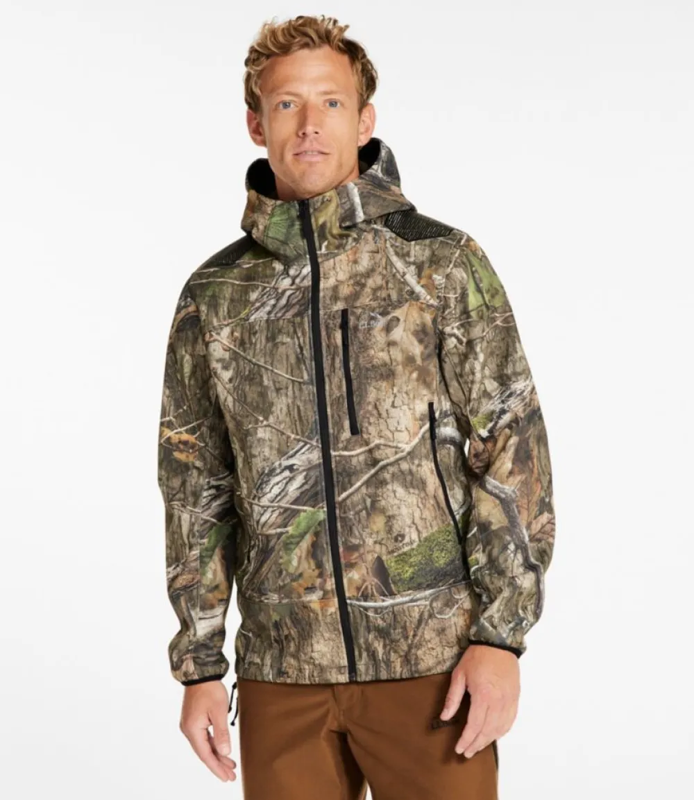 "Men's Ridge Runner Softshell Jacket, Camo"-L.L.Bean Cheap