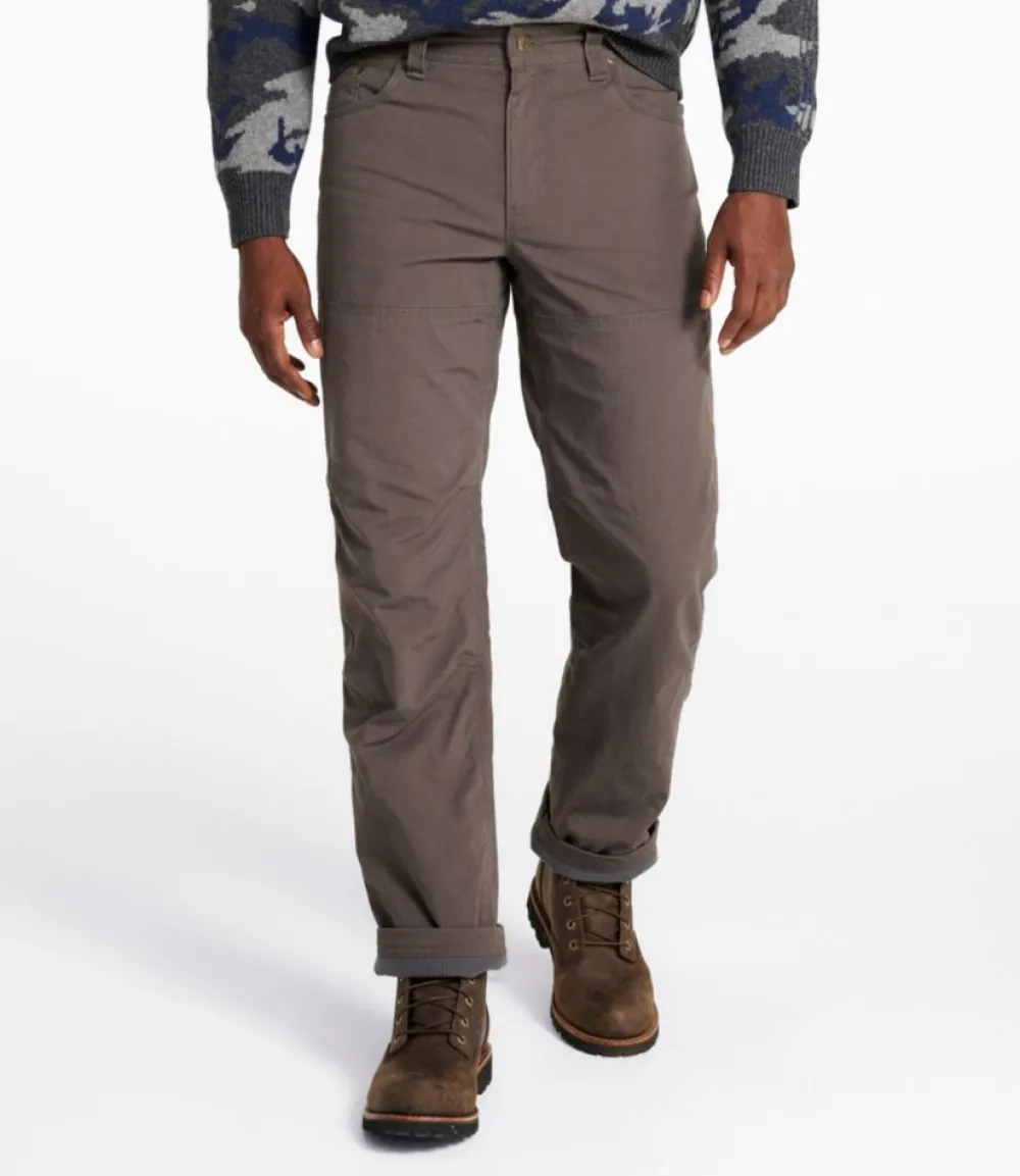 "Men's Riverton Pants, Standard Athletic Fit, Straight Leg, Lined"-L.L.Bean Store
