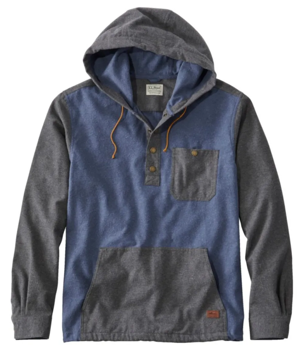 "Men's Scotch Plaid Flannel Shirt, Anorak, Traditional Fit, Colorblock"-L.L.Bean Cheap