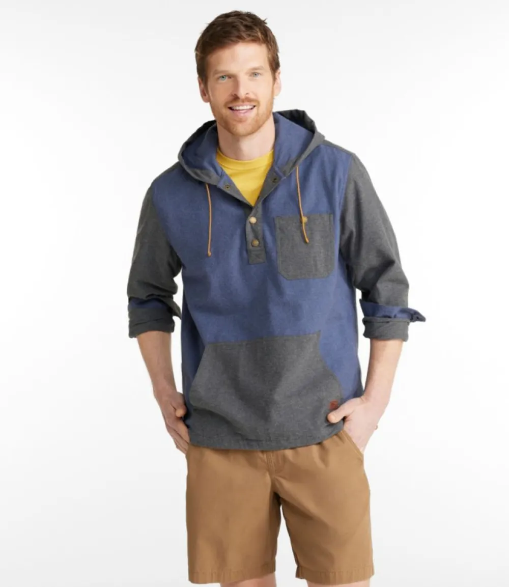 "Men's Scotch Plaid Flannel Shirt, Anorak, Traditional Fit, Colorblock"-L.L.Bean Cheap