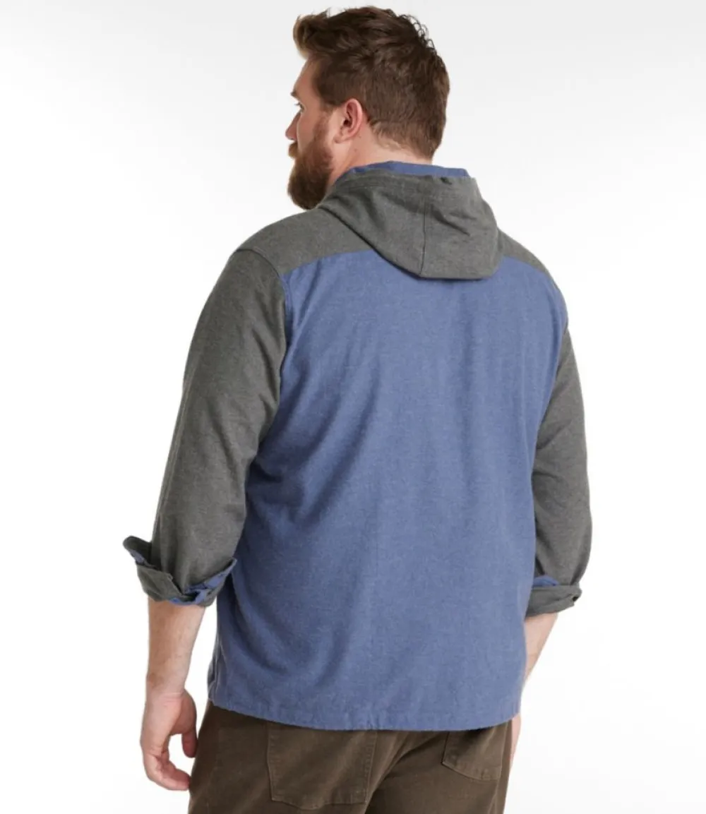 "Men's Scotch Plaid Flannel Shirt, Anorak, Traditional Fit, Colorblock"-L.L.Bean Cheap