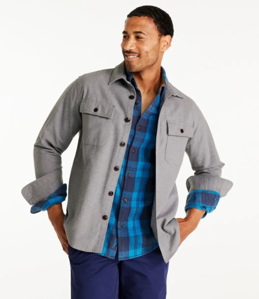 "Men's Signature 1933 Chamois Cloth Shirt, Slim Fit"-L.L.Bean Outlet